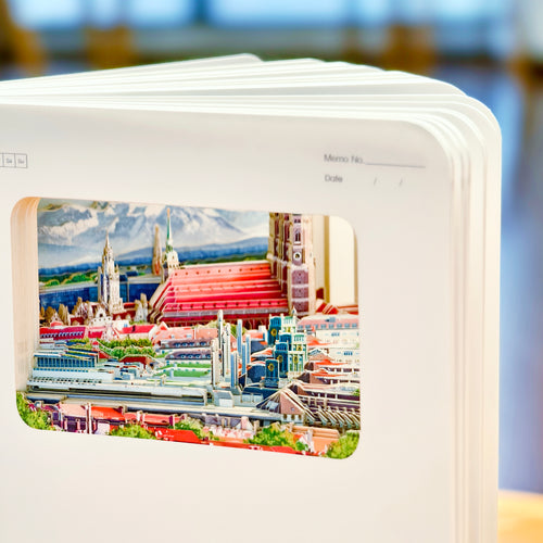 München 3D-Notizbuch