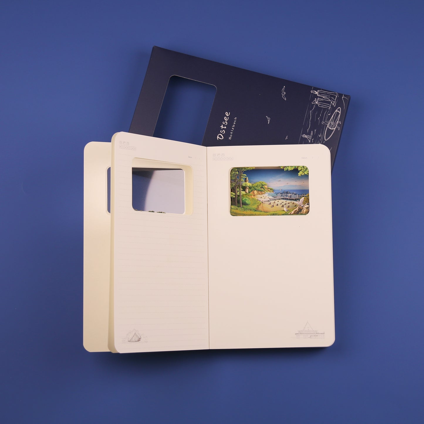 3D-Notizbuch Ostsee