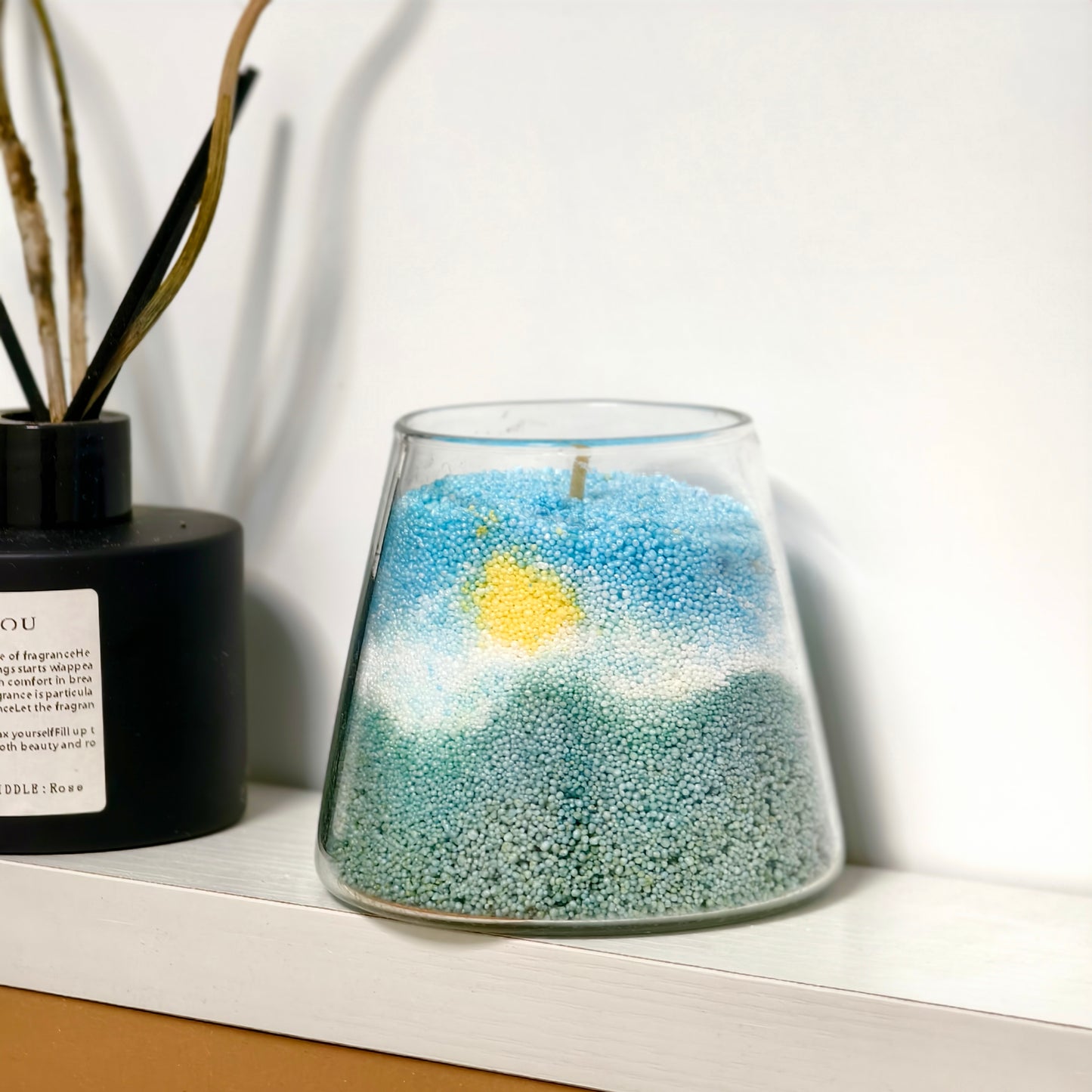 DIY-Sandkerze "Gebirgszauber"