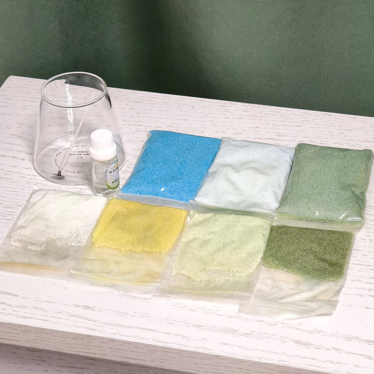 DIY-Sandkerze "Gebirgszauber"