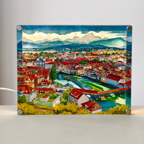 Luzern Leuchtbild