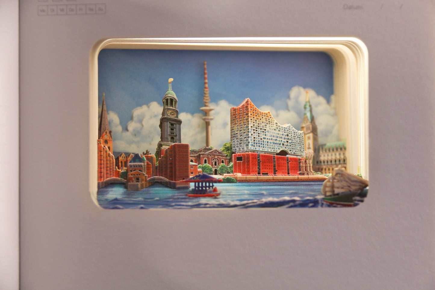 3D Notizbuch Hamburg