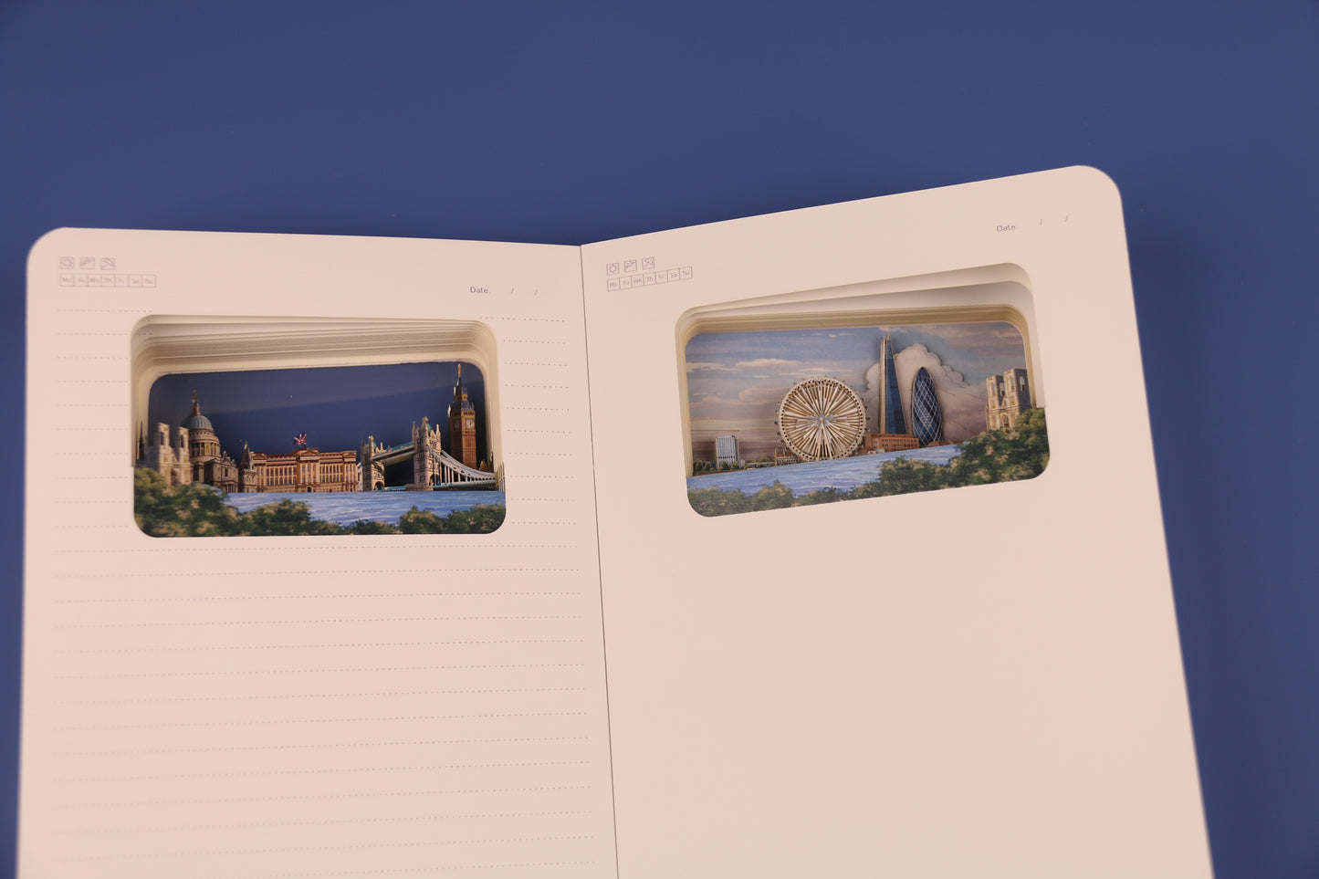 3D-Notizbuch London