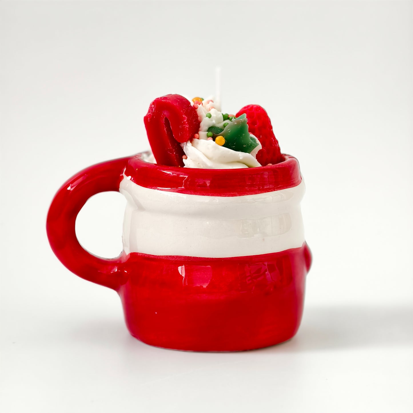 Kerze Weihnachtsmann & Weihnachtsstiefel