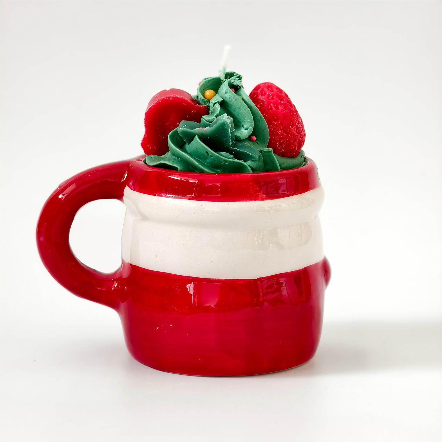 Kerze Weihnachtsmann & Weihnachtsstiefel