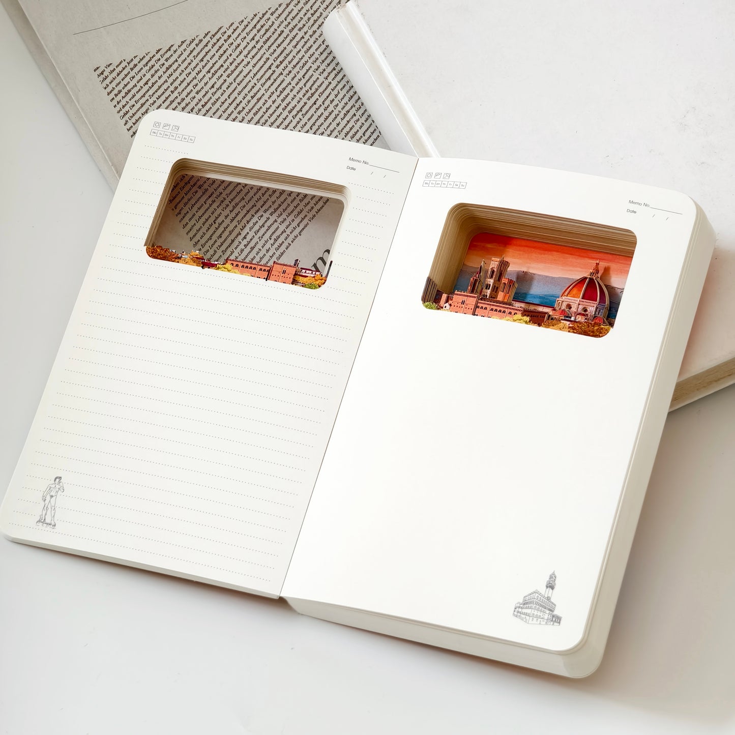 3D Notizbuch Florenz