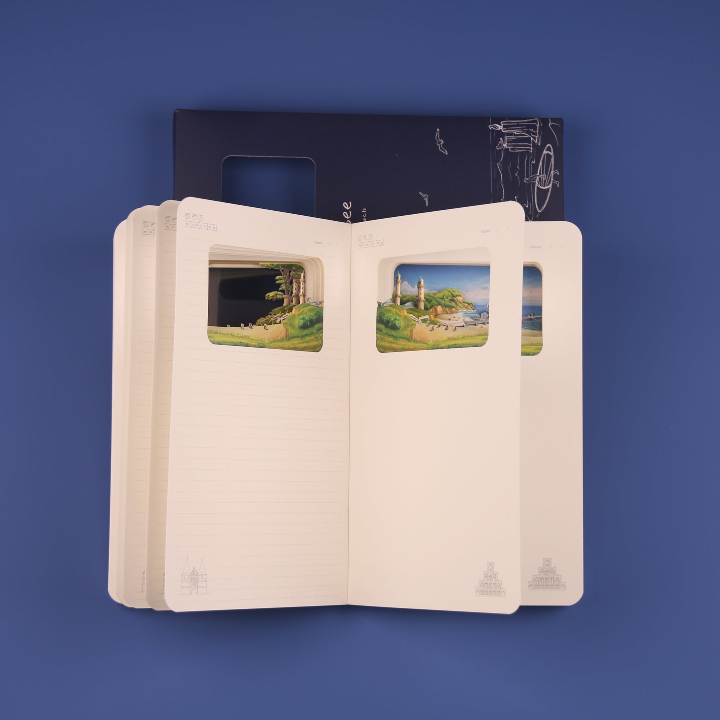 3D-Notizbuch Ostsee