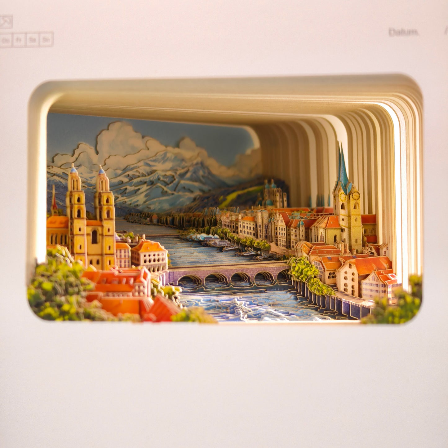 3D Notizbuch Zürich