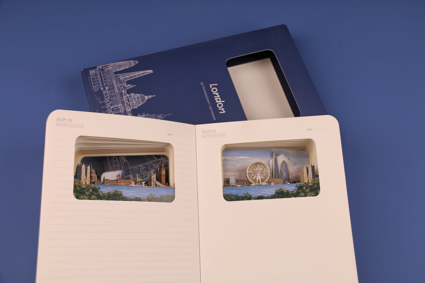 3D-Notizbuch London