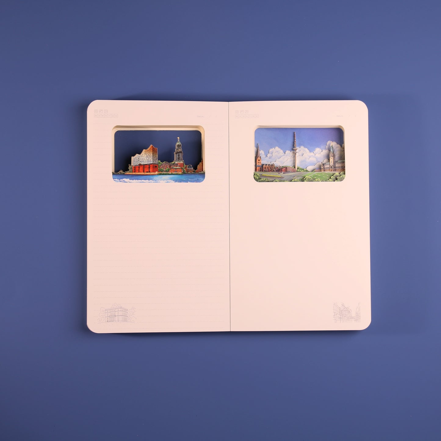 3D Notizbuch Hamburg