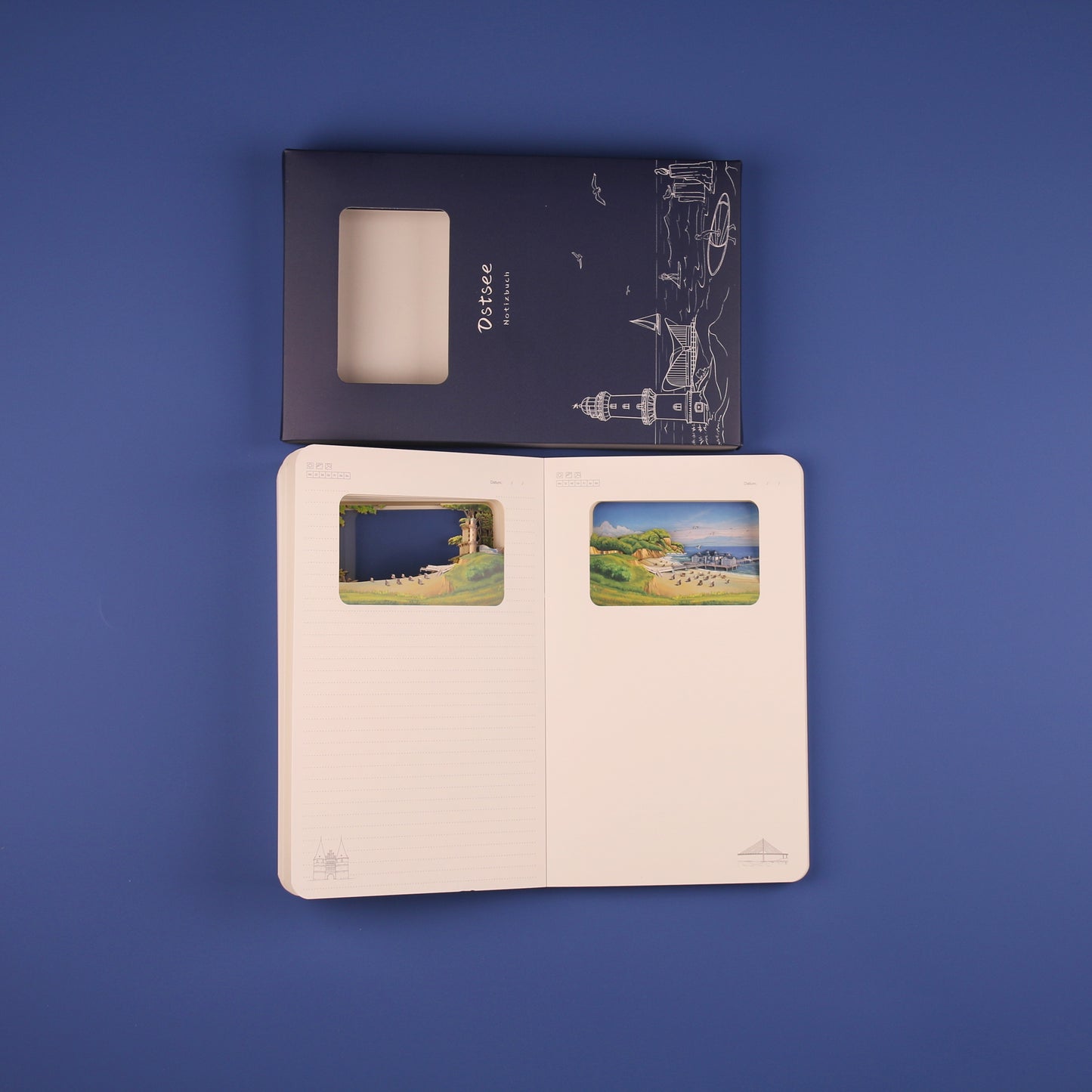 3D-Notizbuch Ostsee