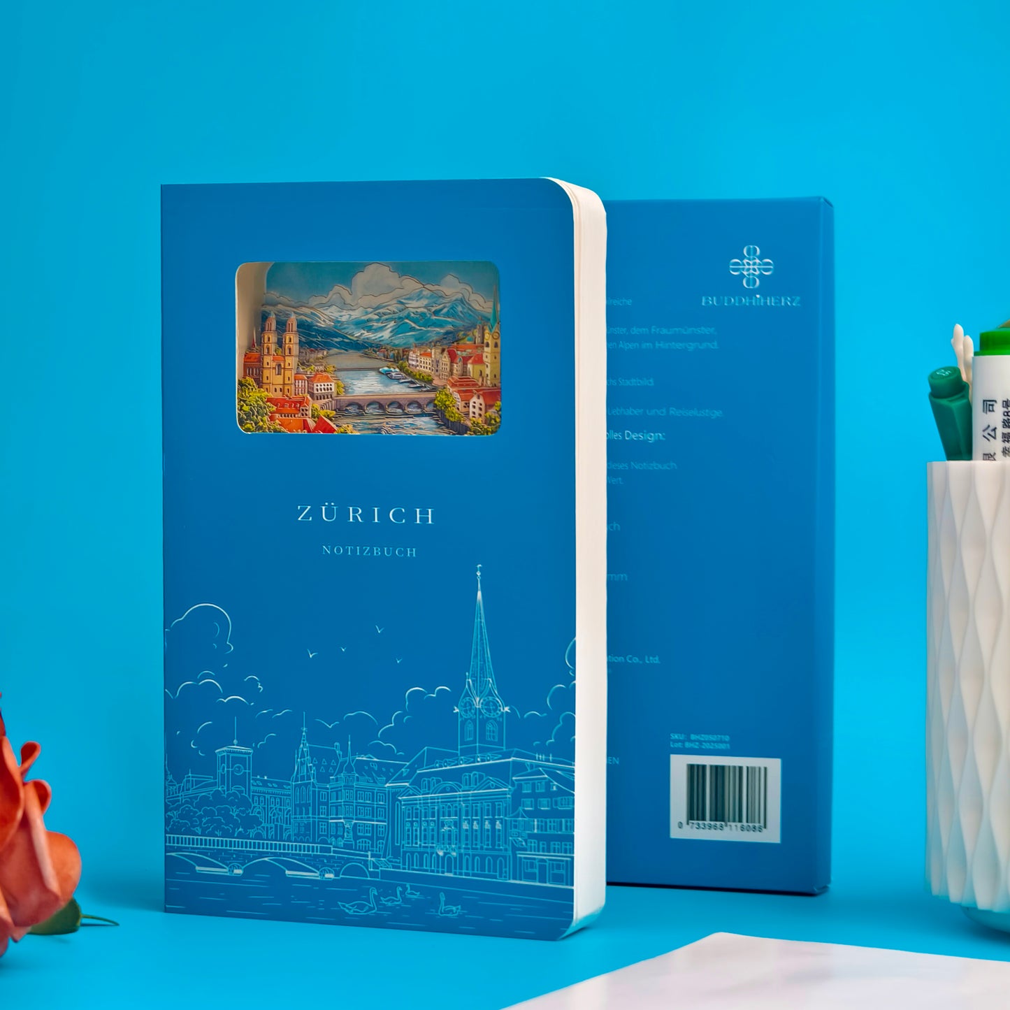 3D Notizbuch Zürich