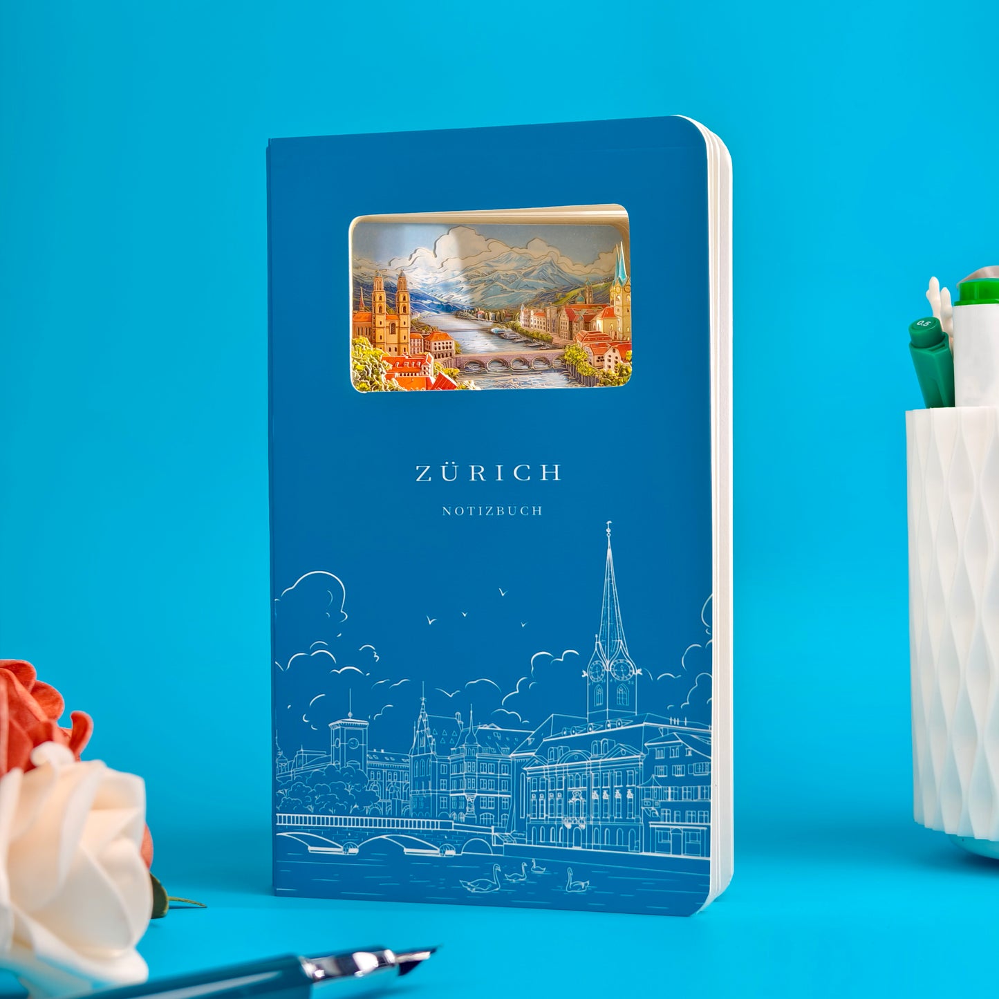 3D Notizbuch Zürich