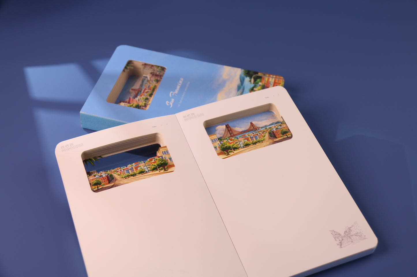 3D Paper-cut Notebook San Francisco