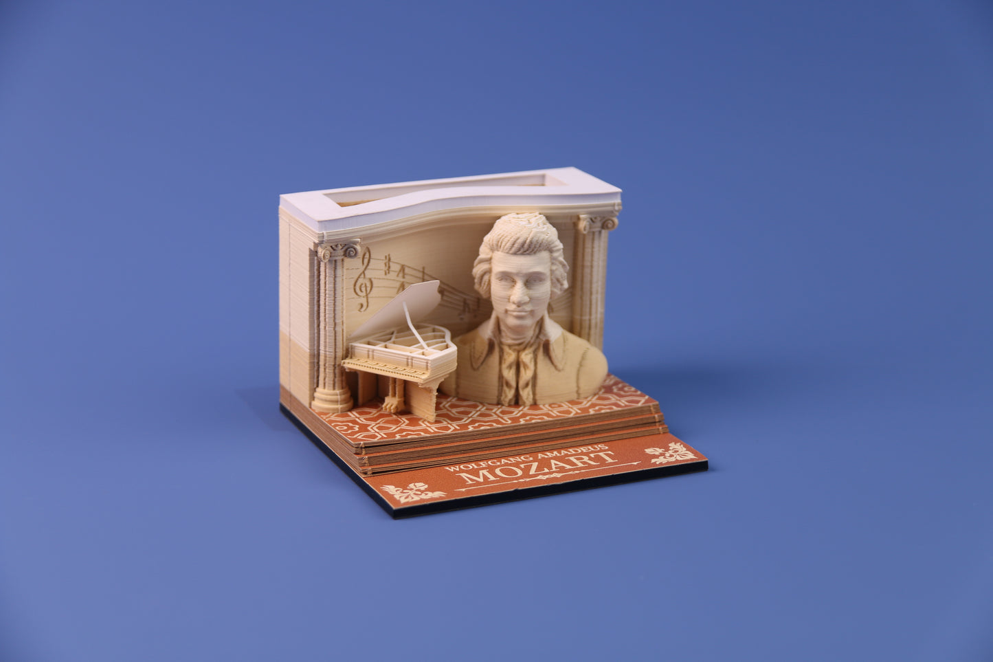 3D-Notizblock „Wolfgang Amadeus Mozart“