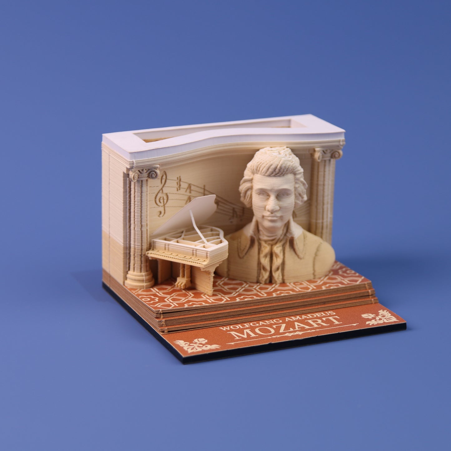 3D-Notizblock „Wolfgang Amadeus Mozart“