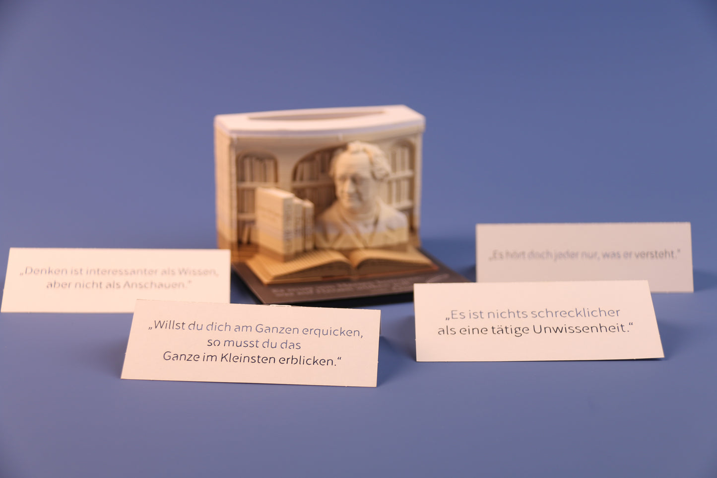 3D-Notizblock „Johann Wolfgang von Goethe“