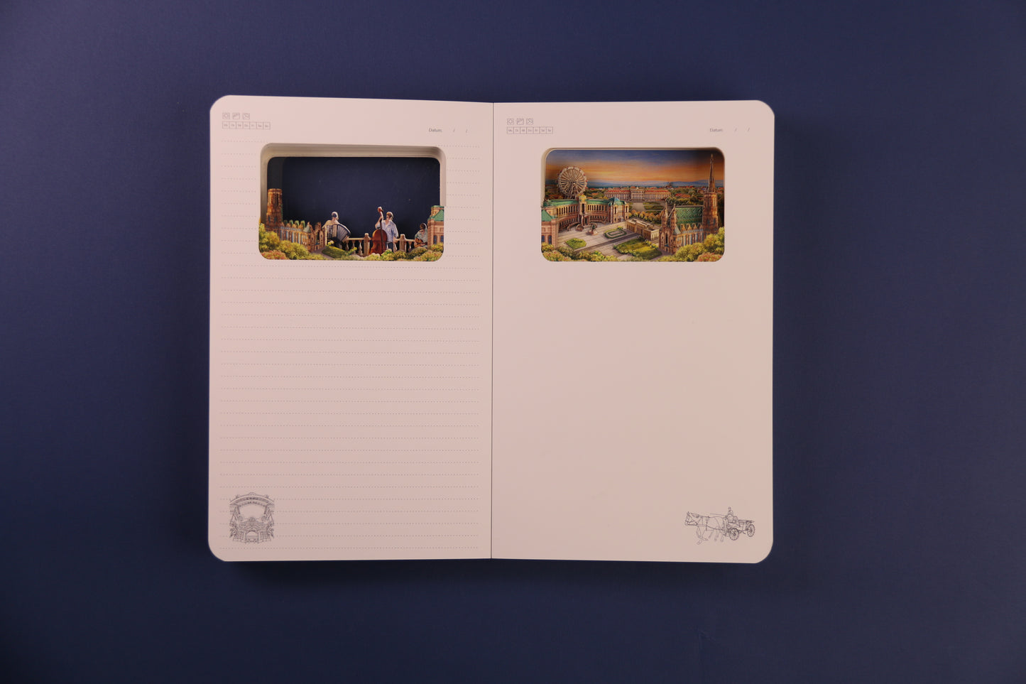 3D Notizbuch Wien