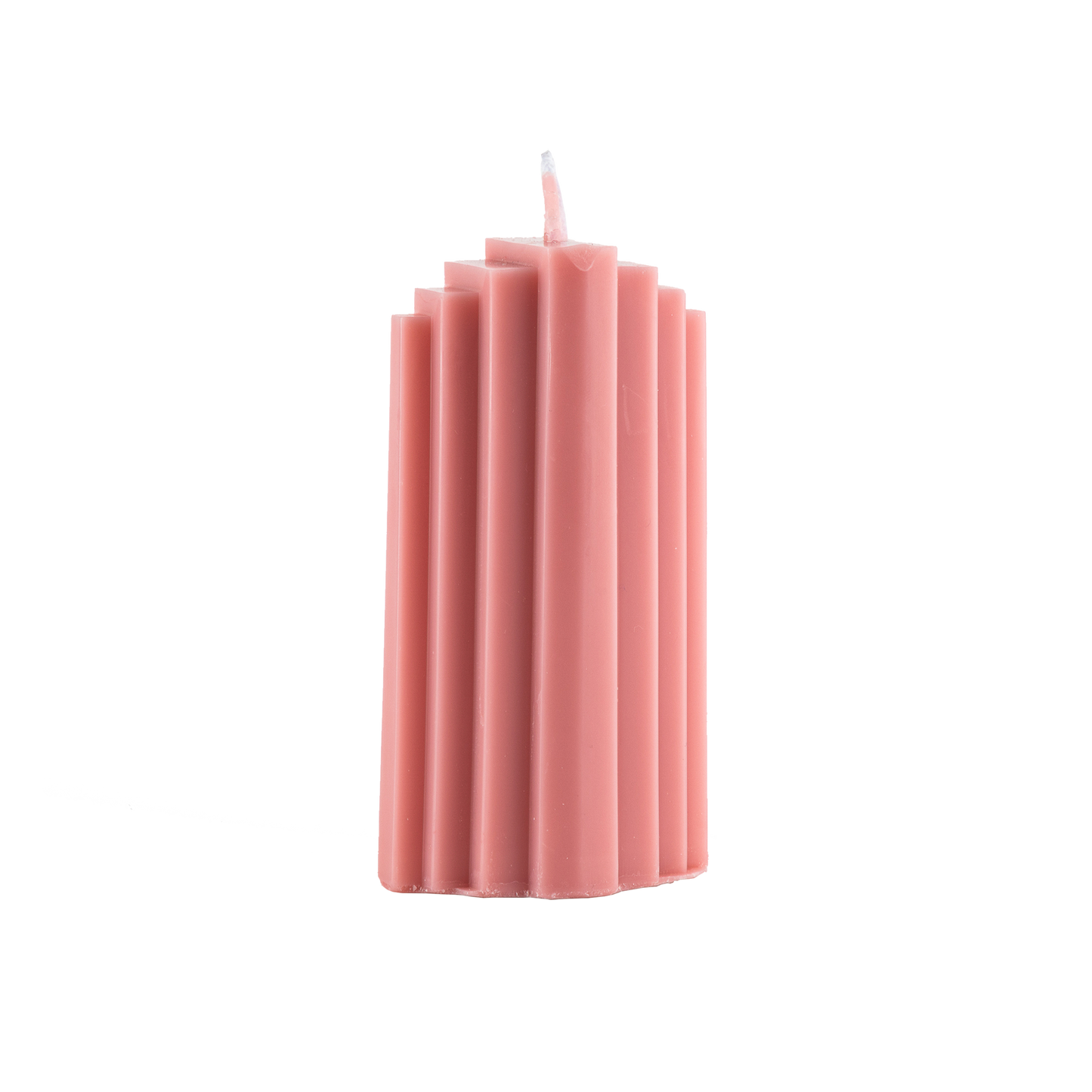 Scented candle “Striped Pillar”