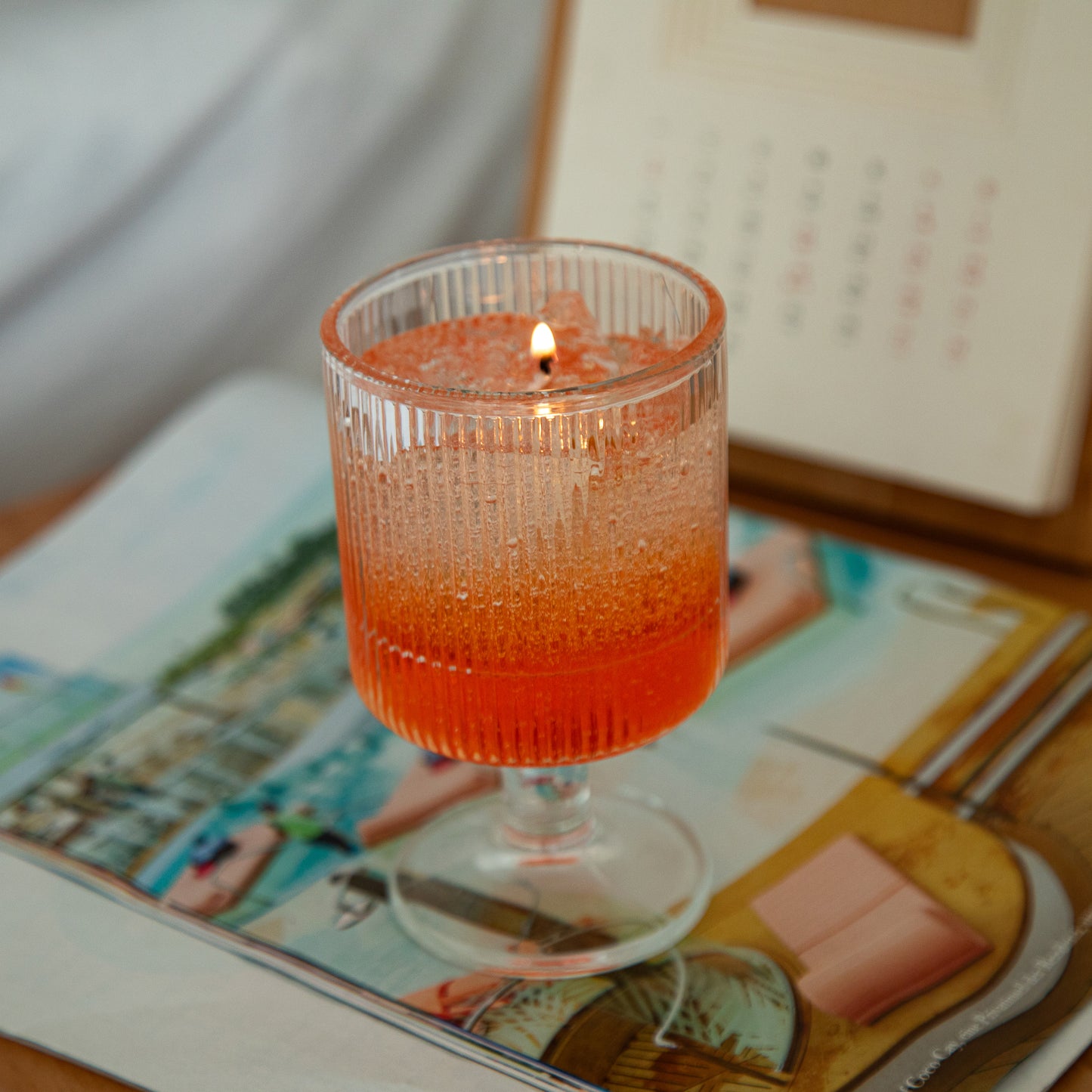 Cocktail candle: Aperol Spritz