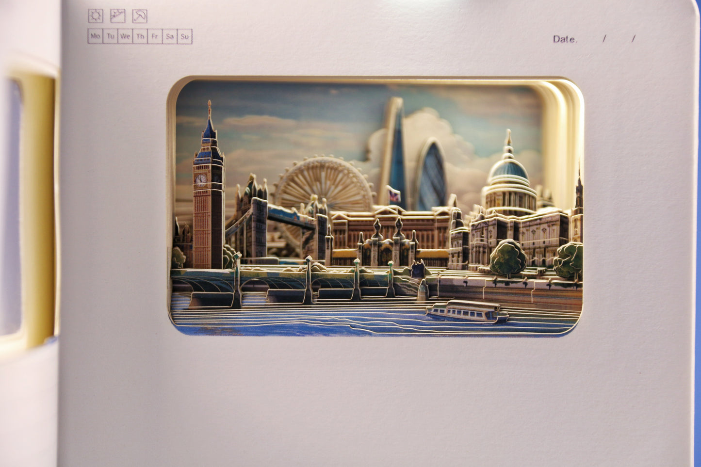 3D-Notizbuch London