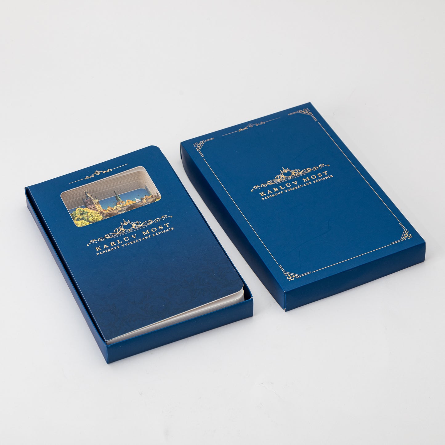 3D-Papierschnitt-Notizbuch – Prag