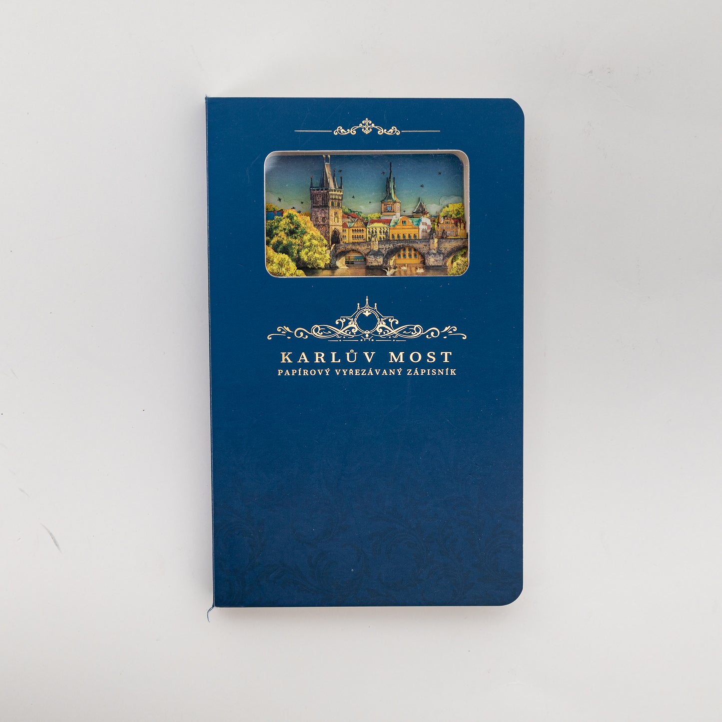 3D-Papierschnitt-Notizbuch – Prag