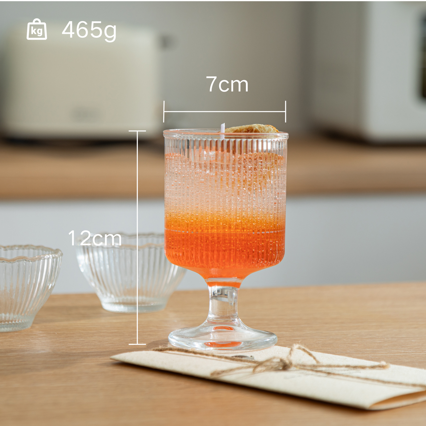 Cocktail candle: Aperol Spritz