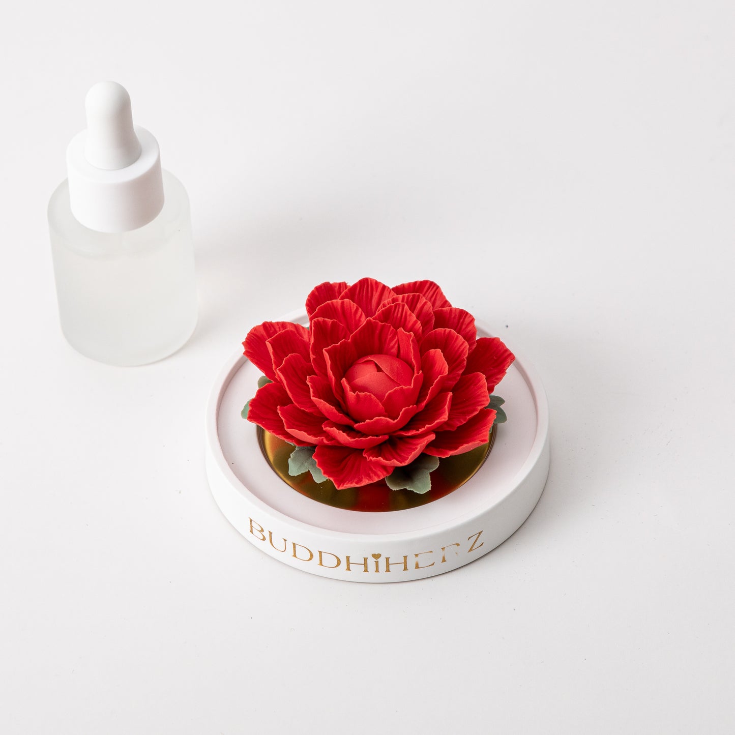 Camellia Porcelain Flower Red with Fragrance Oil