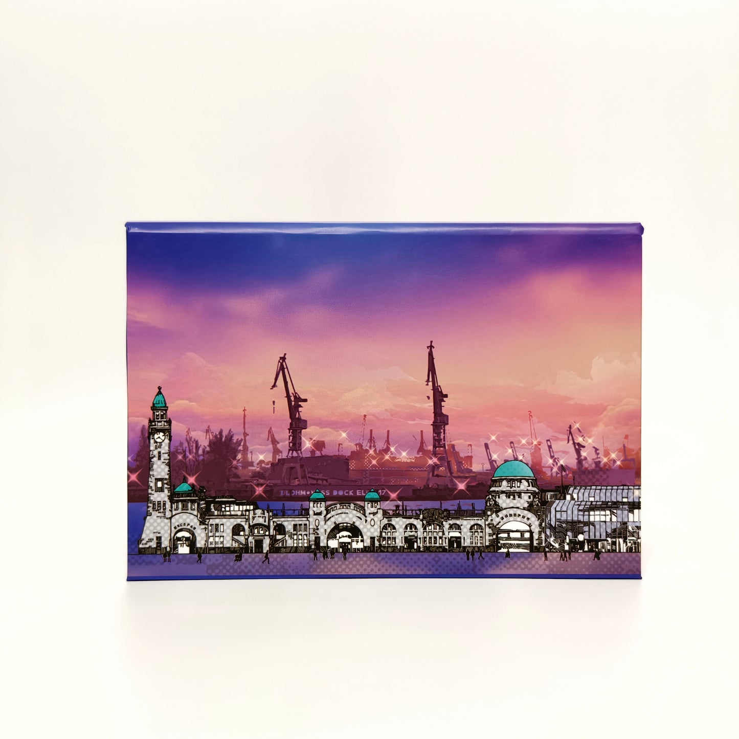 LED book lamp Hamburg Landungsbrücke