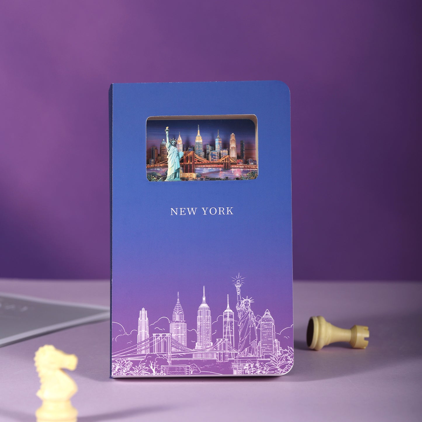 3D Notizbuch New York