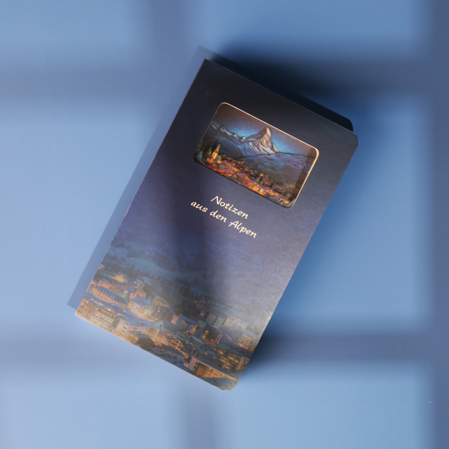 3d-Notizbuch Alpen