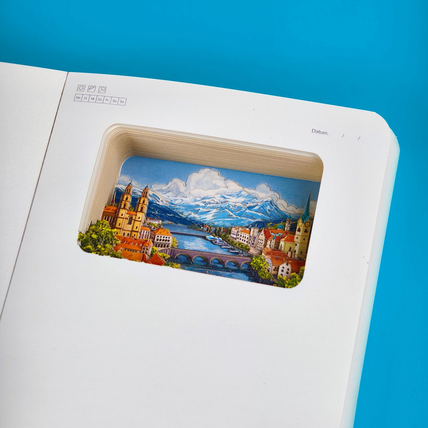 3D Notizbuch Zürich