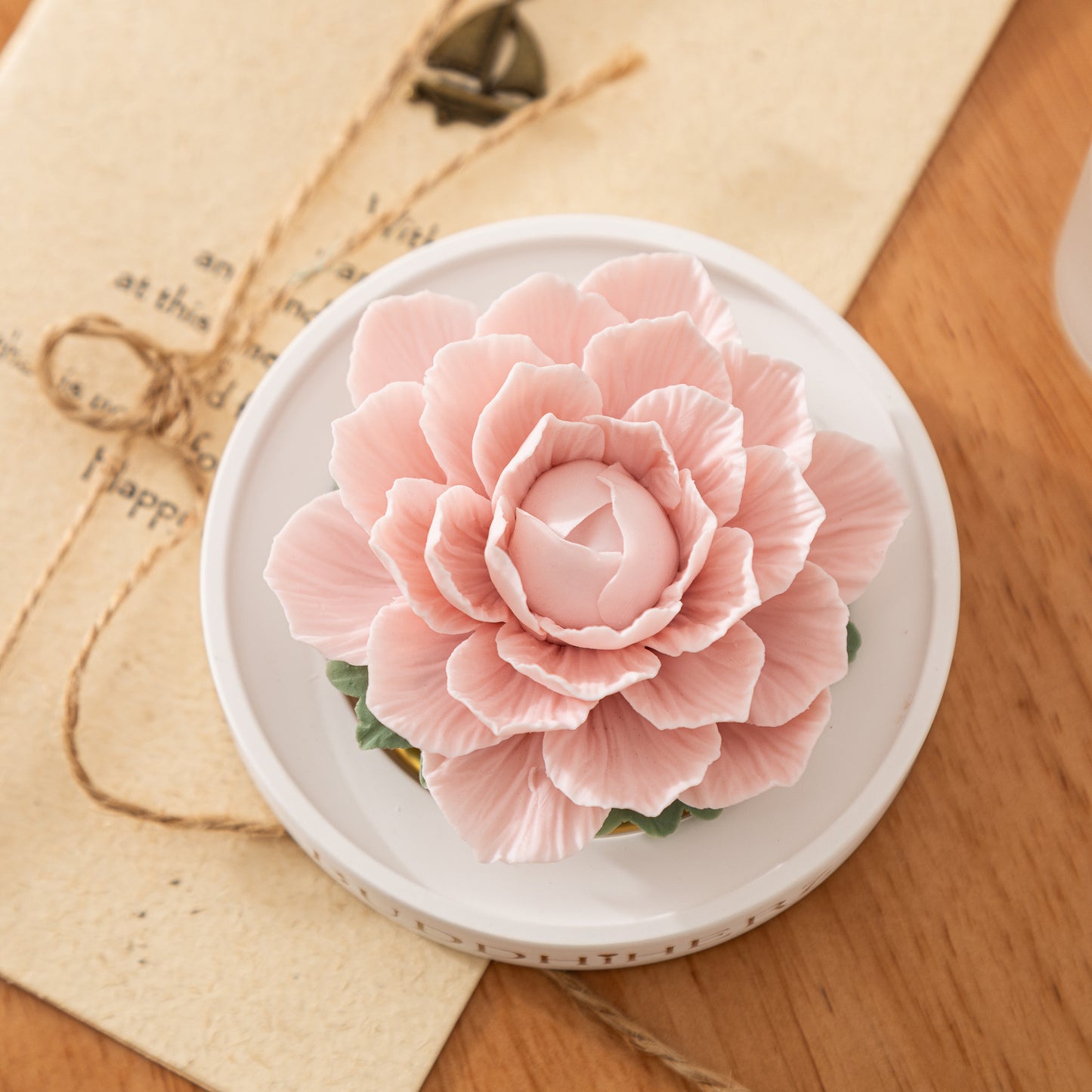 Camellia Porcelain Flower Pink with Fragrance Oil