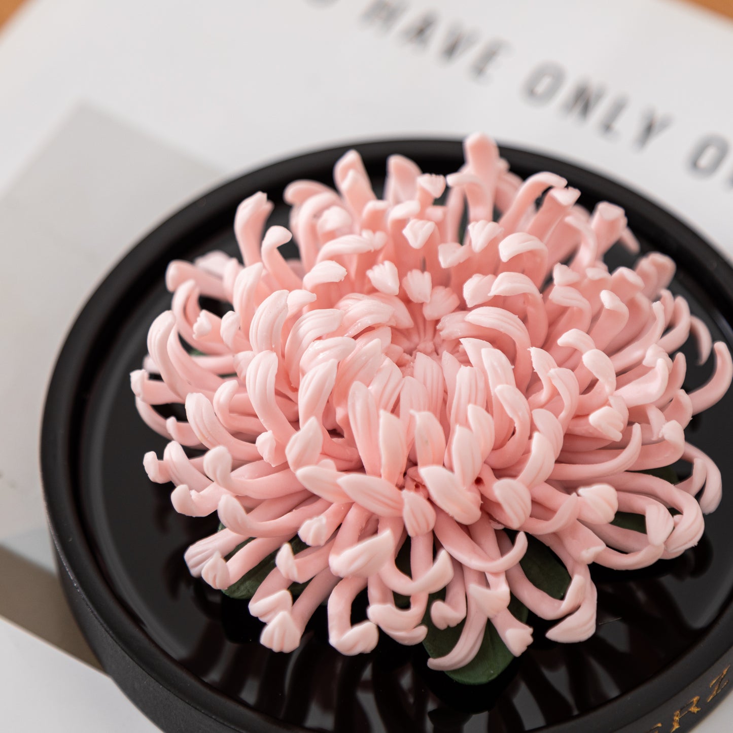 Lotus chrysanthemum porcelain flower with fragrance oil