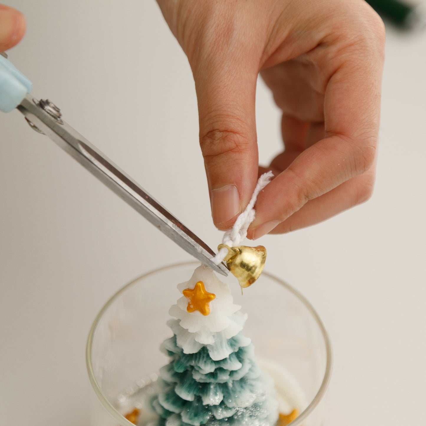Candle “Christmas tree in cup”