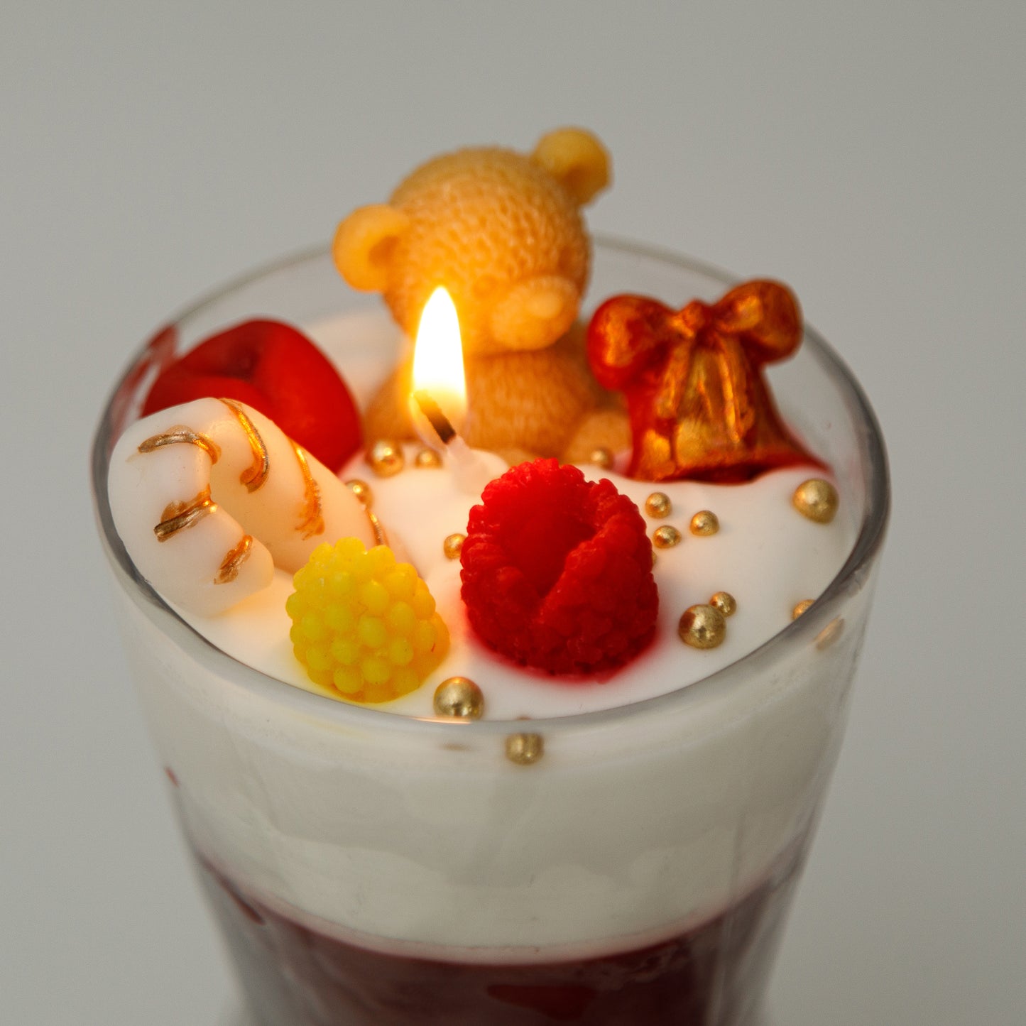Candle “Christmas Bear Crystal Shoes”