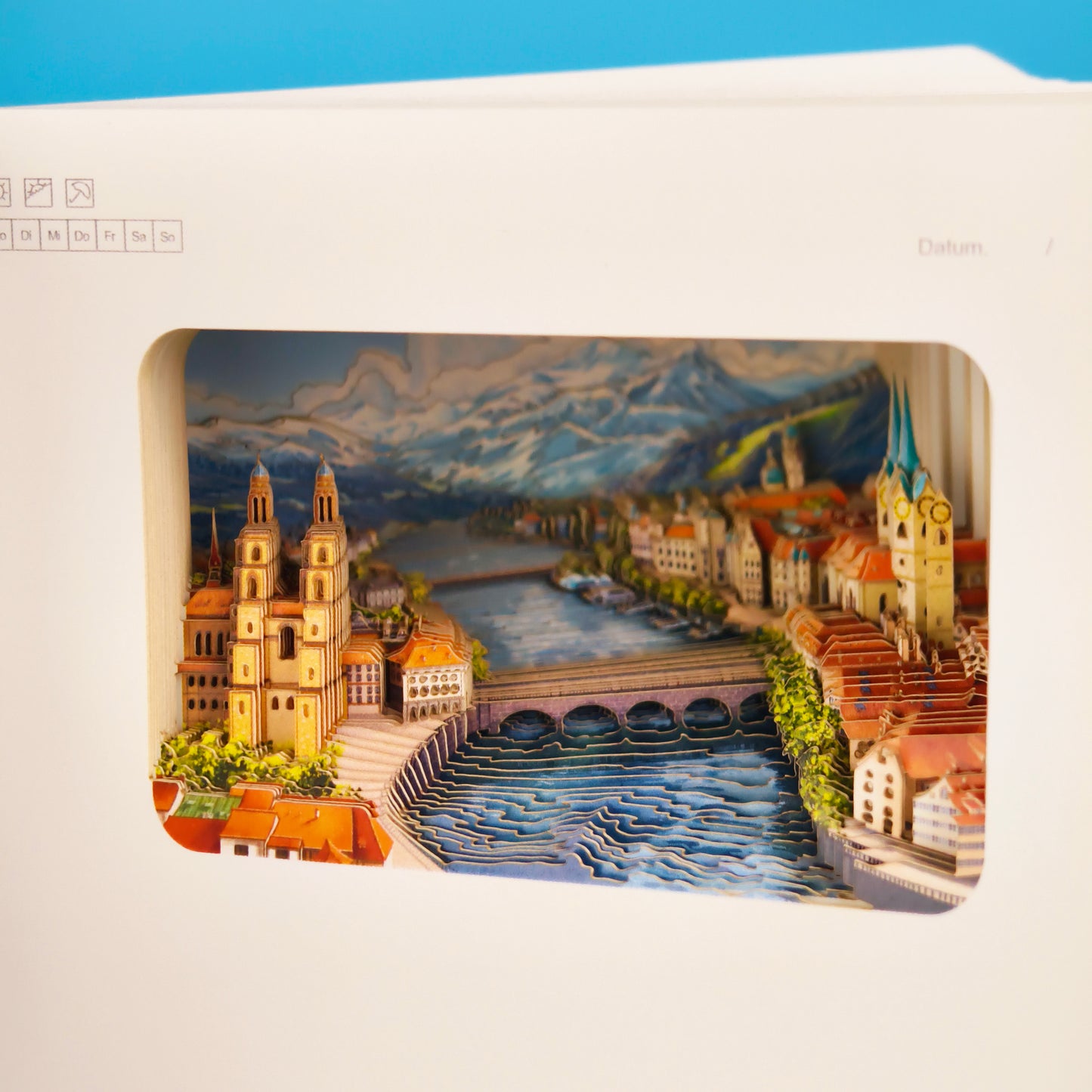 3D Notizbuch Zürich