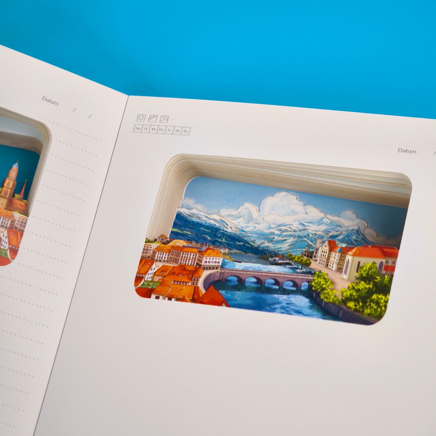 3D Notizbuch Zürich