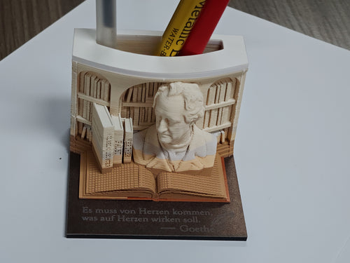 3D Notizblock Goethe