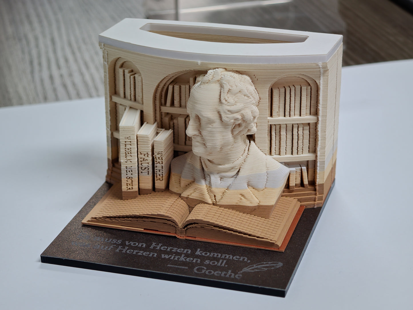 3D Notizblock Goethe