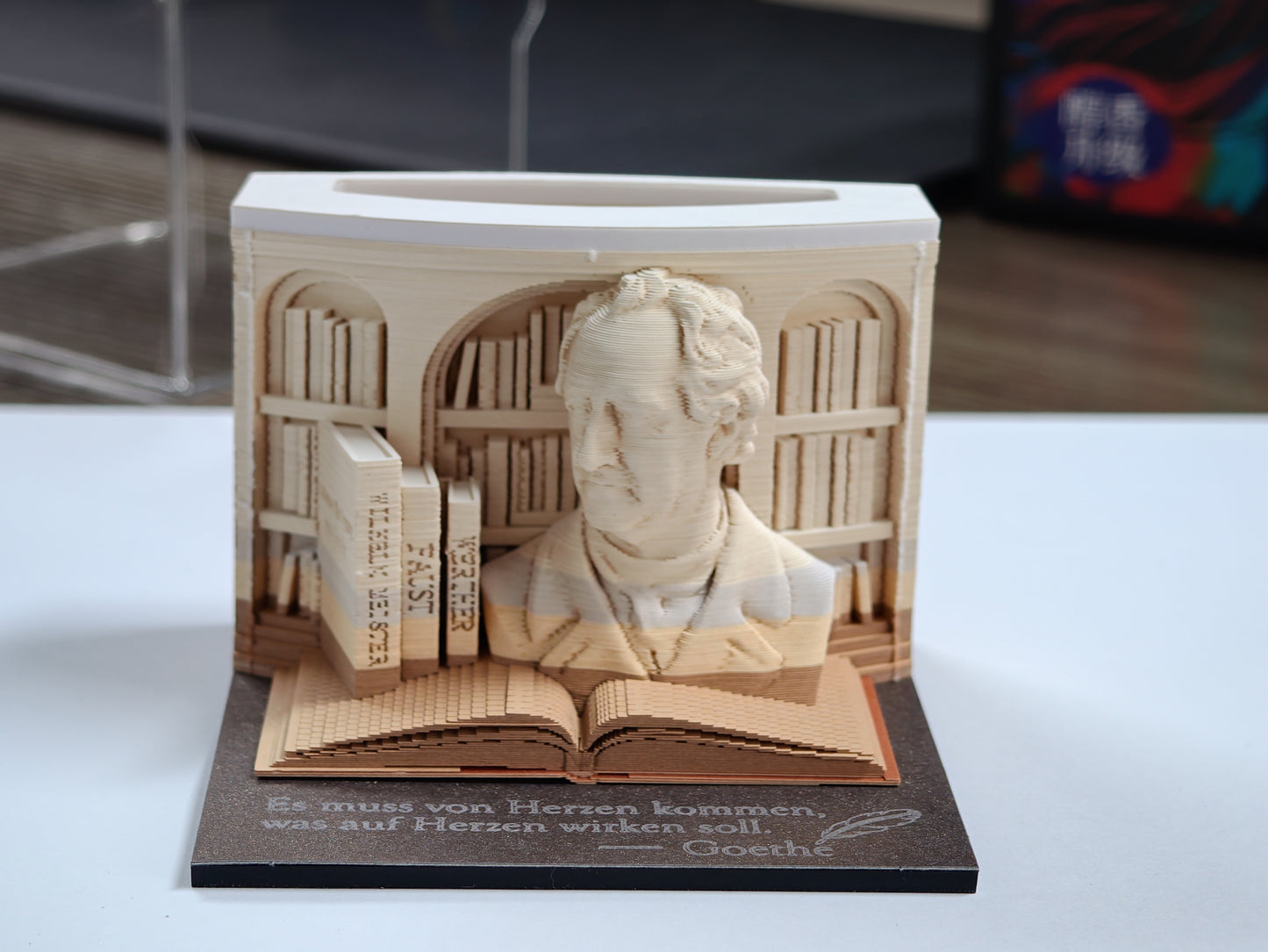 3D Notizblock Goethe