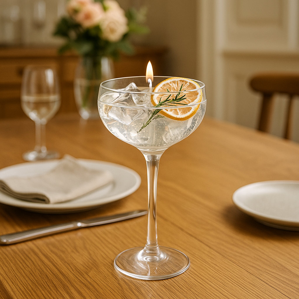 Duftkerze im Gin Tonic Look – Für Fans von Drinks & Design