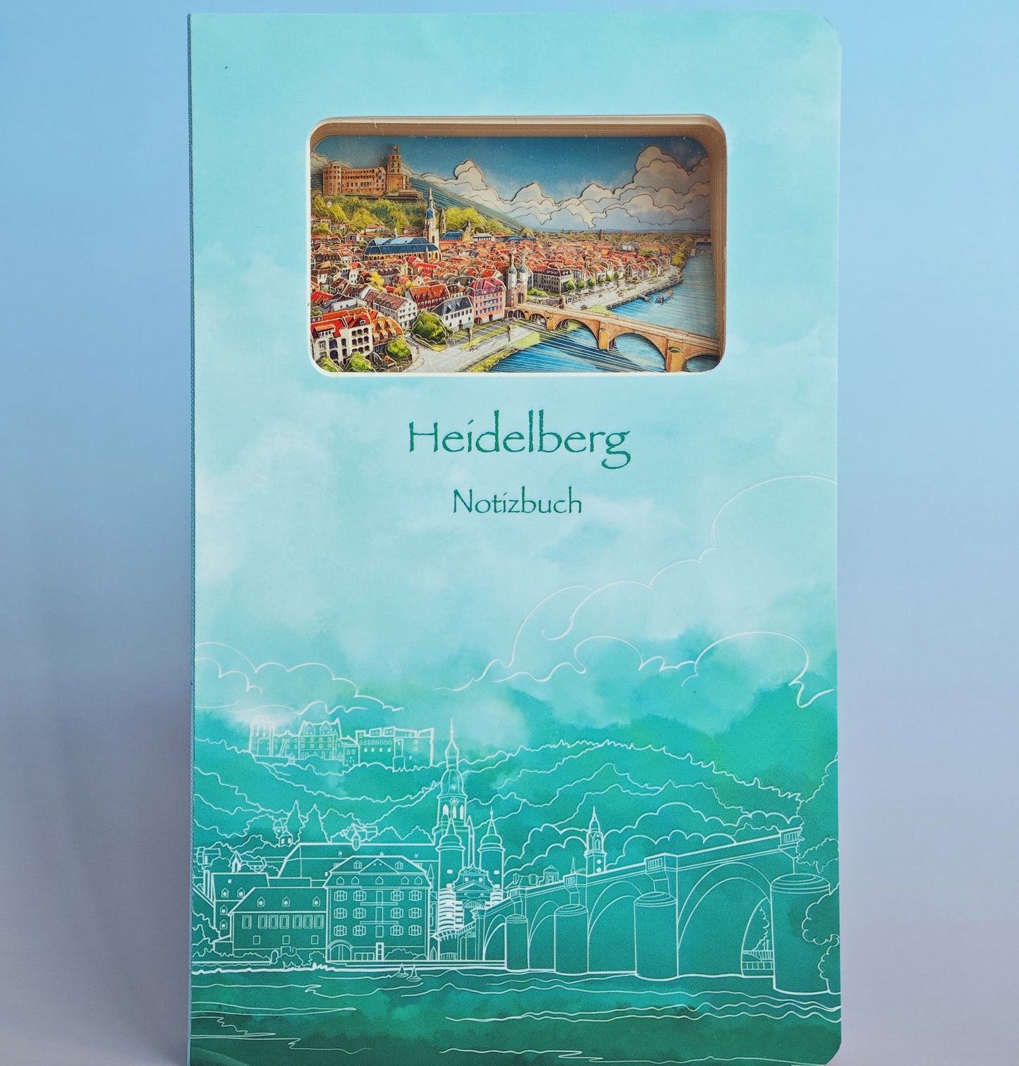 3D-Notizbuch Heildelberg