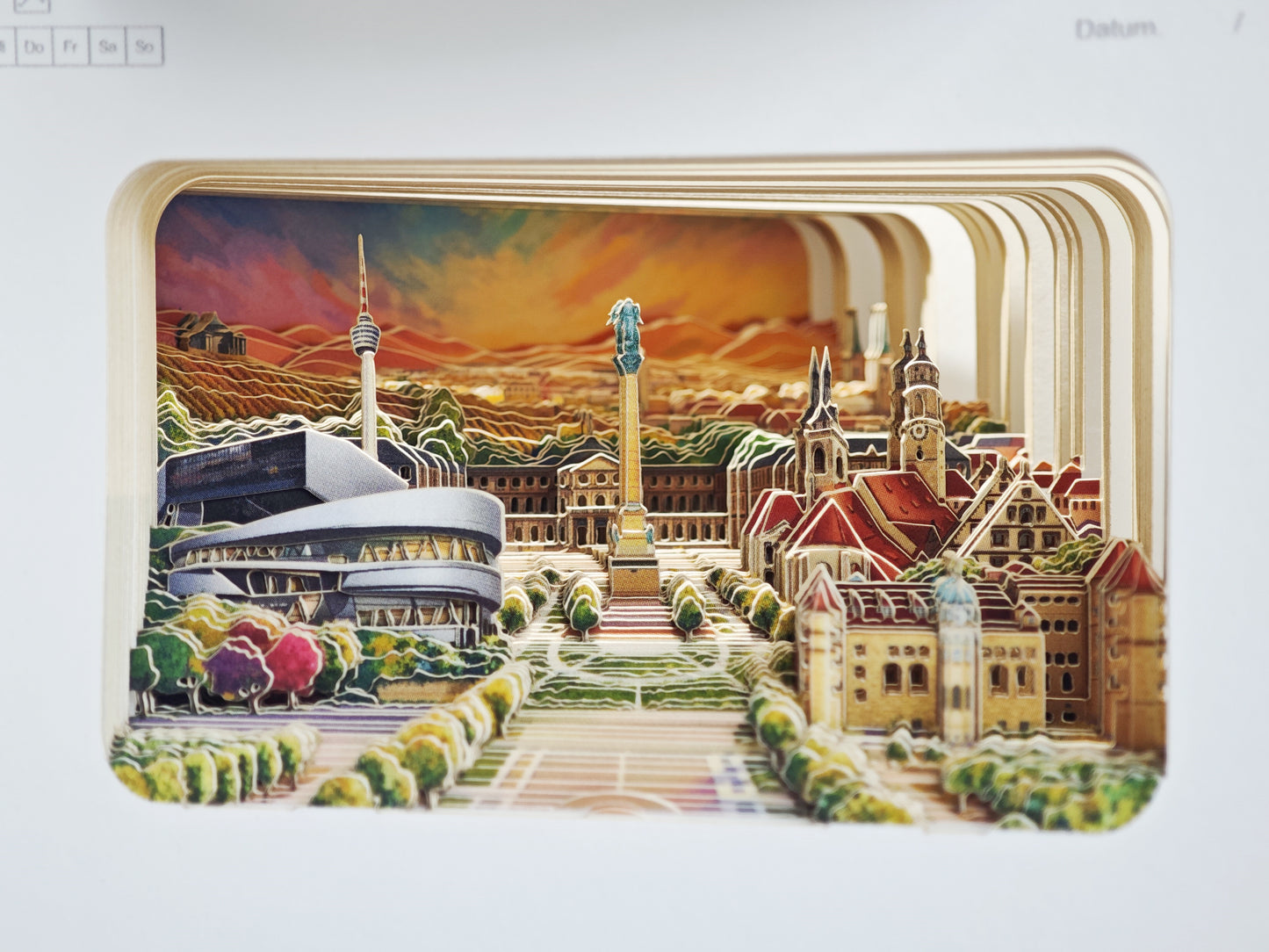 3D - Notizbuch Stuttgart