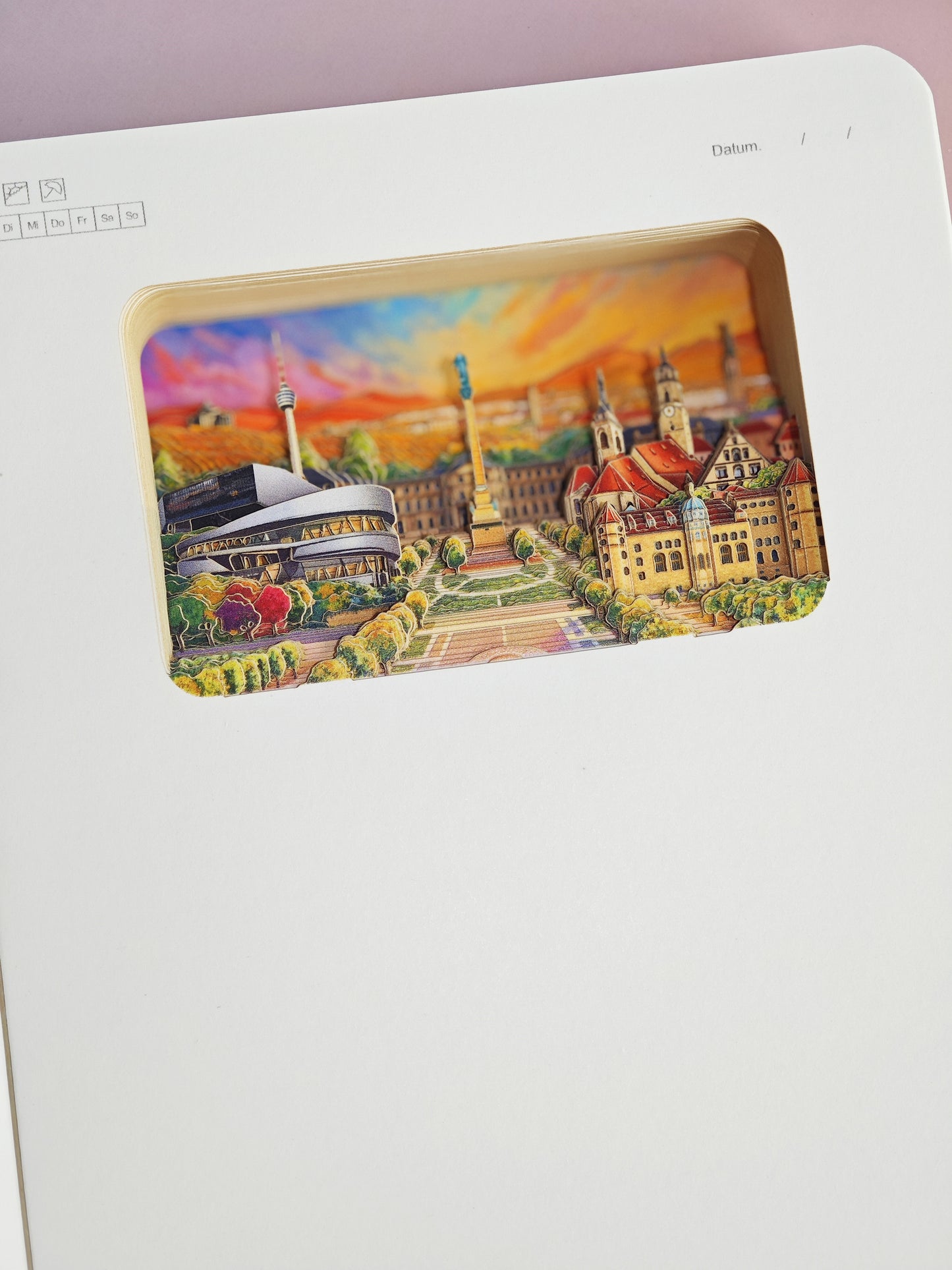 3D - Notizbuch Stuttgart