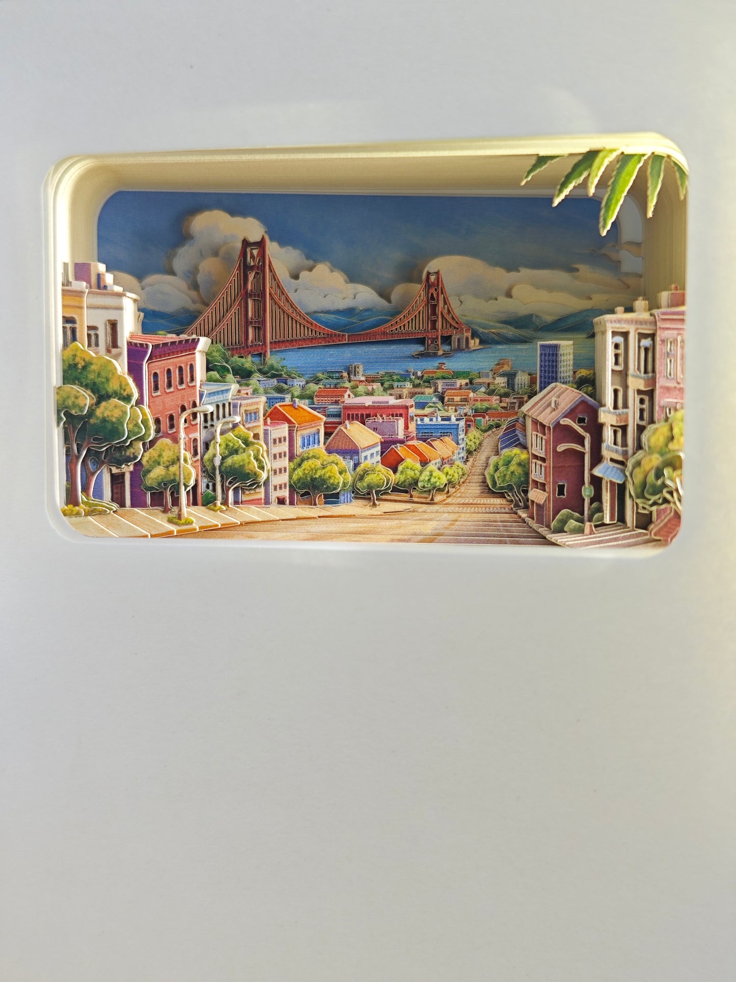 3D Paper-cut Notebook San Francisco