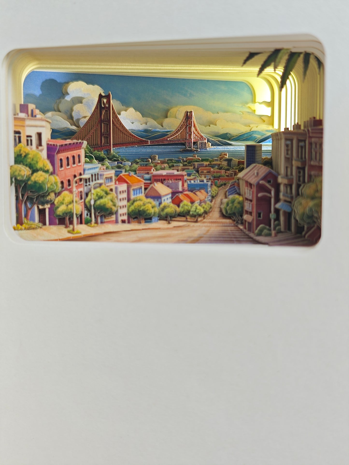 3D Paper-cut Notebook San Francisco