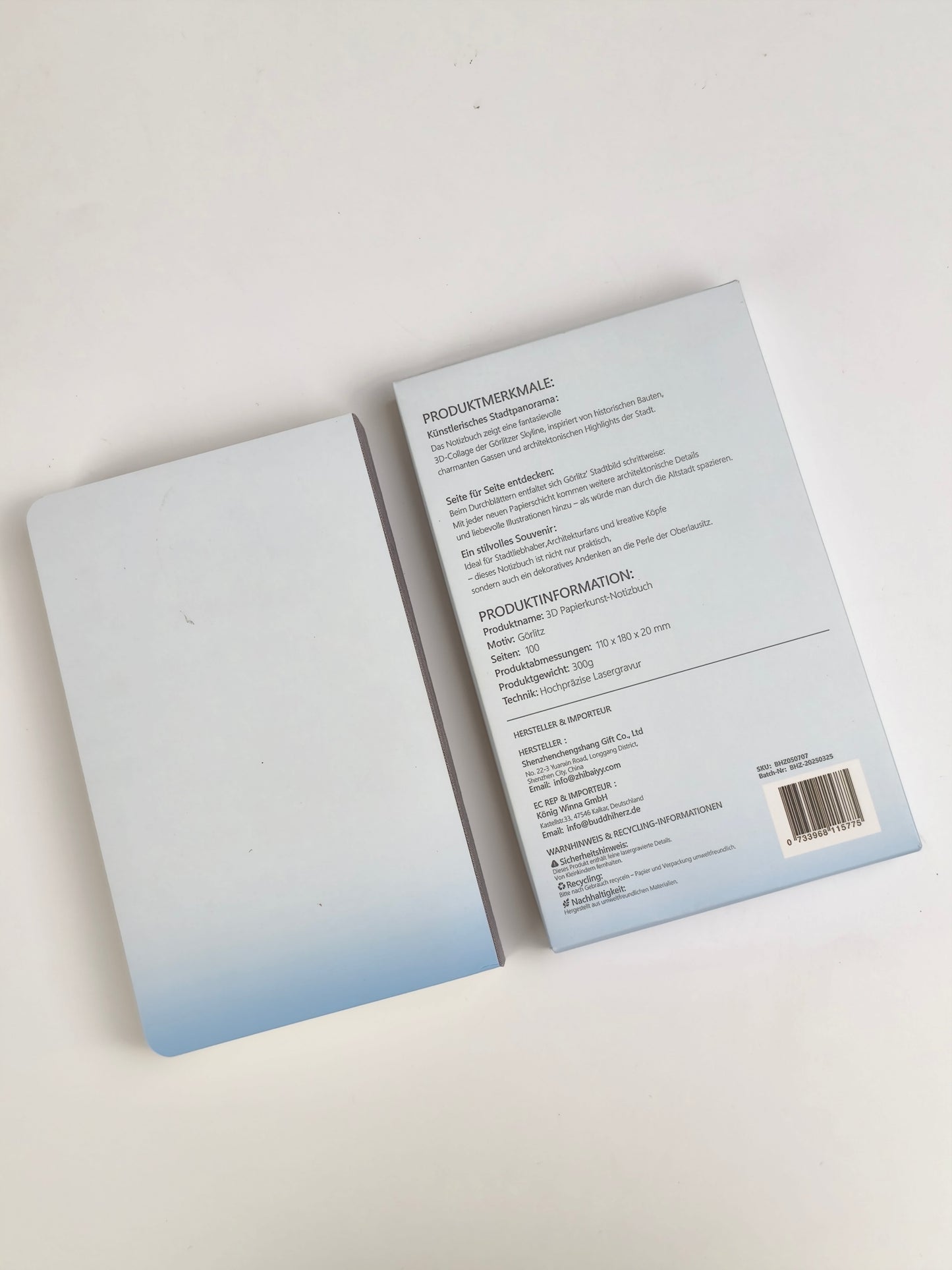 3D - Notizbuch Görlitz