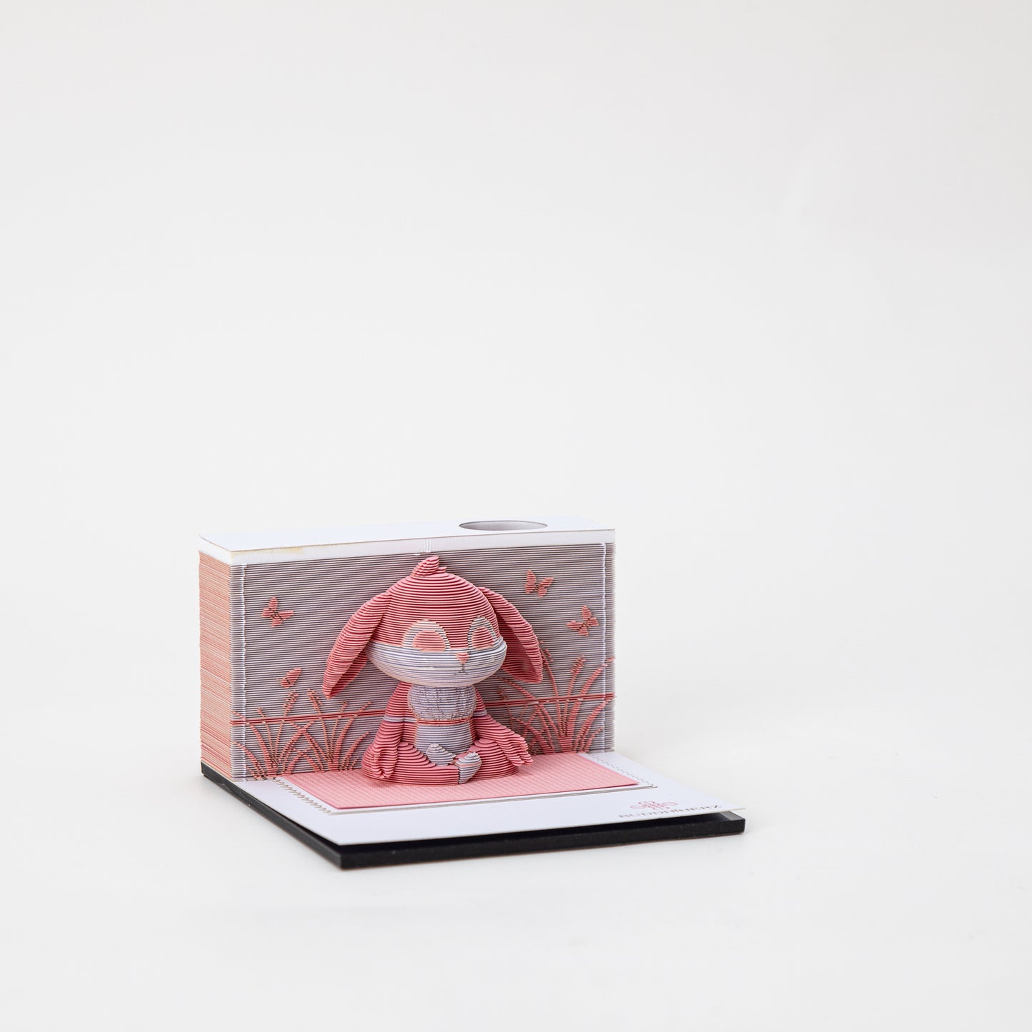 3D Notepad: Meditating Rabbit
